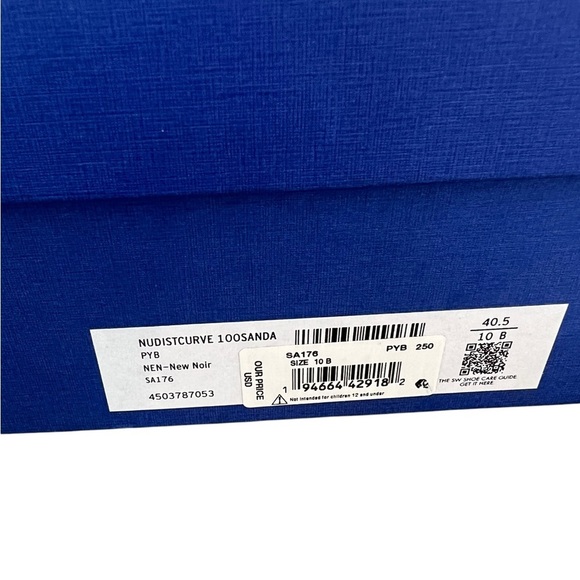 NIB Stuart Weitzman Women’s Nudistcurve 100 Ankle Strap Sandals in size 10 - Picture 11 of 11